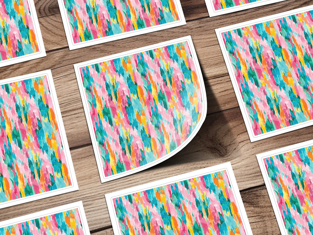 Colorful Abstract Pattern Design Art Print