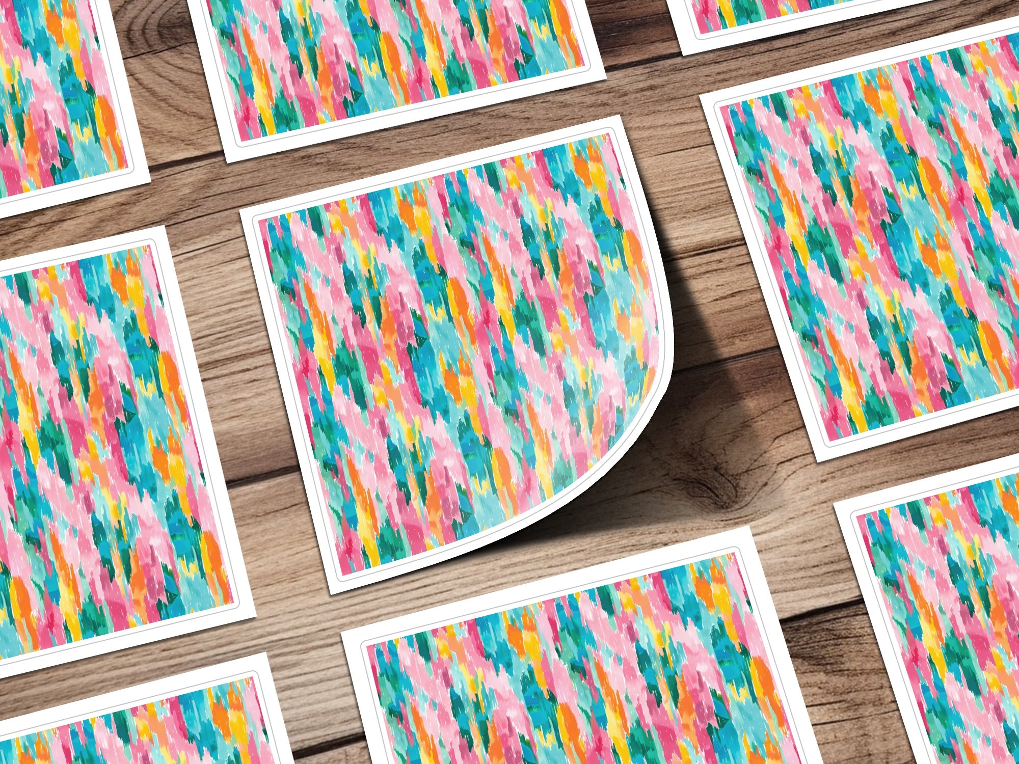 Colorful Abstract Pattern Design Art Print