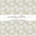 Moore & Mountain Seamless Pattern Floral Design