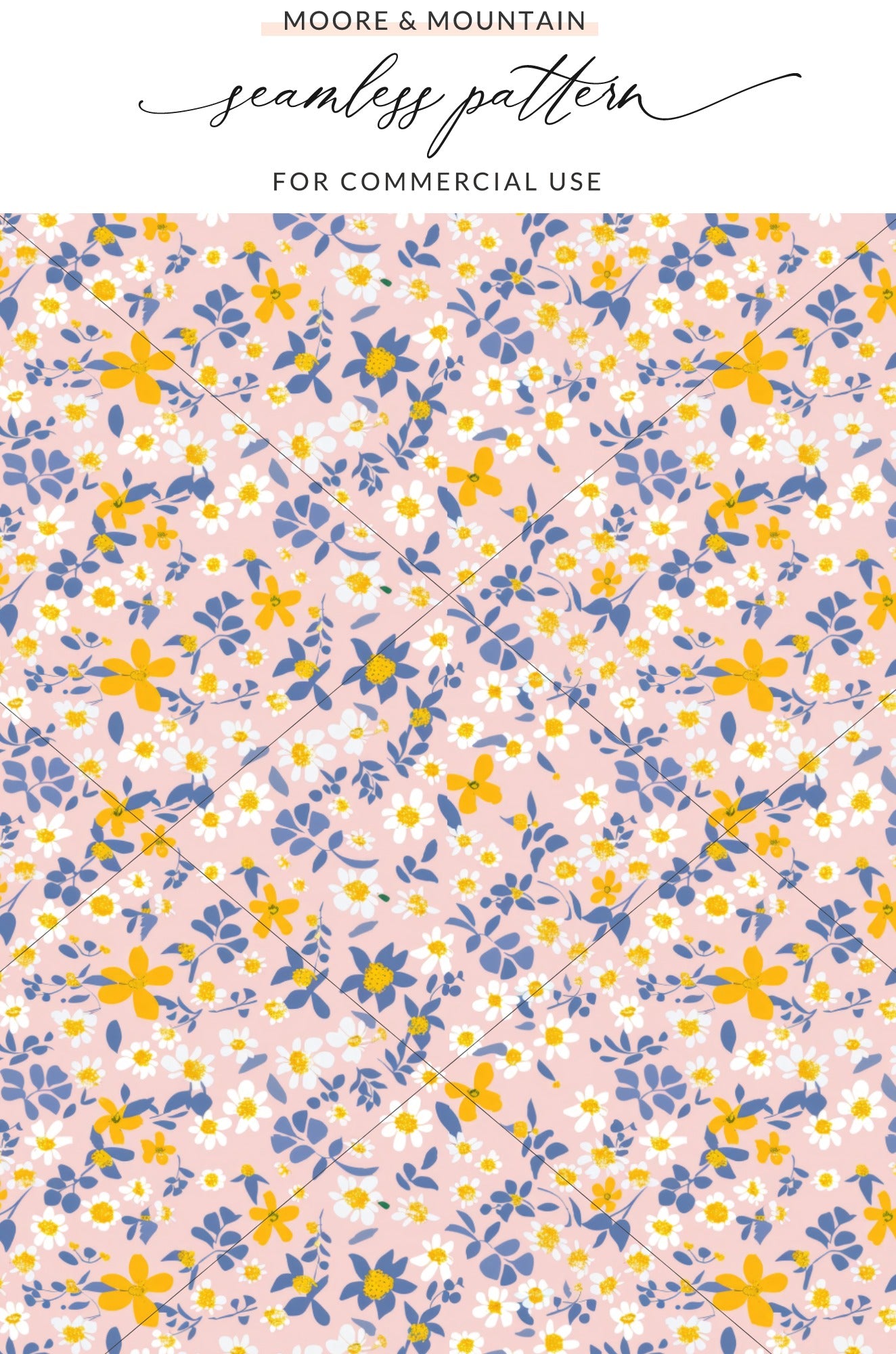 Floral Seamless Pattern For Commercial Use Design