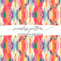 Vibrant Abstract Seamless Pattern by Moore & Mountain