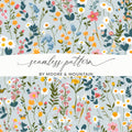 Colorful Floral Seamless Pattern by Moore & Mountain