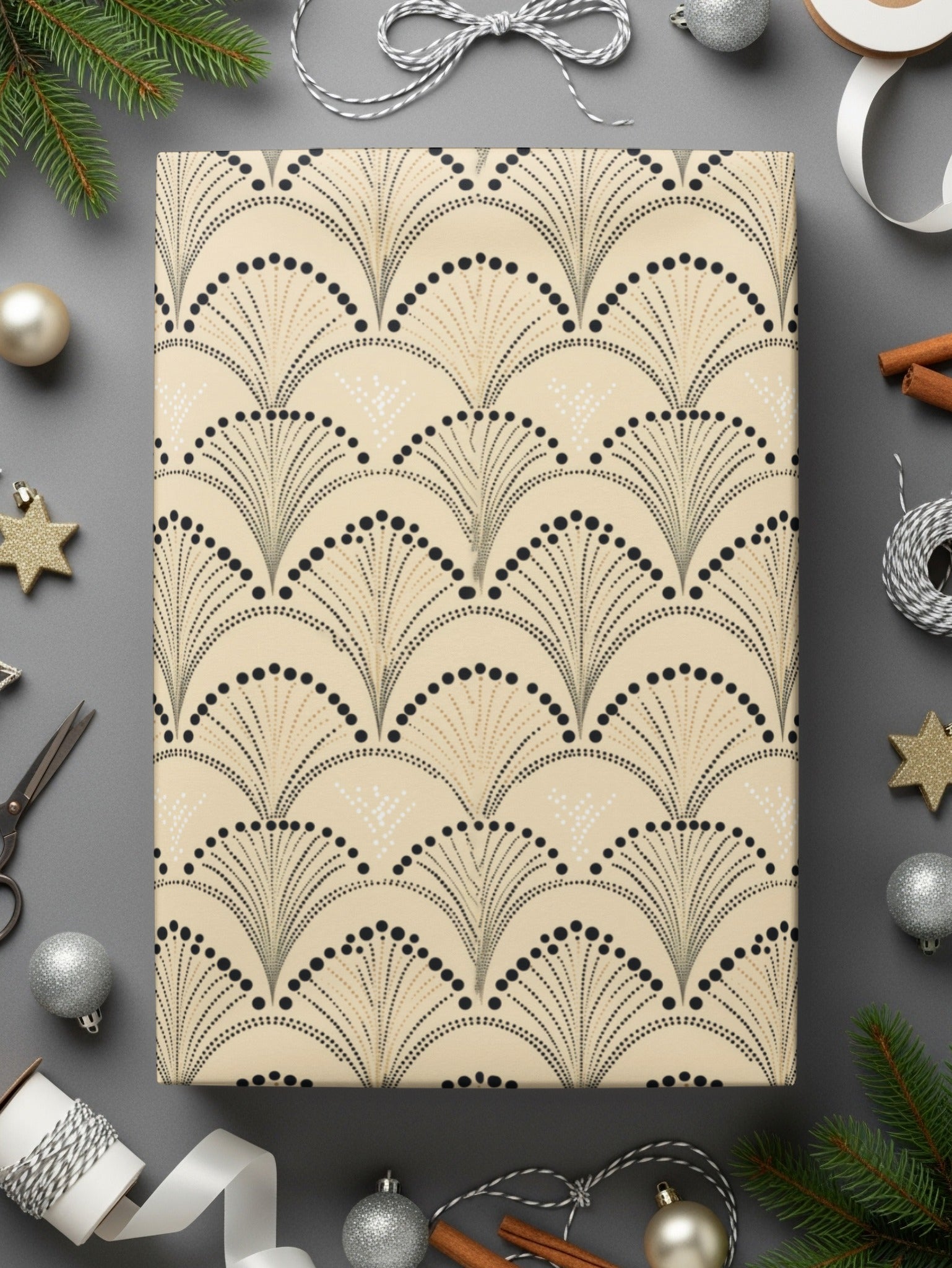 Elegant Art Deco Pattern Gift Wrapping Paper Product