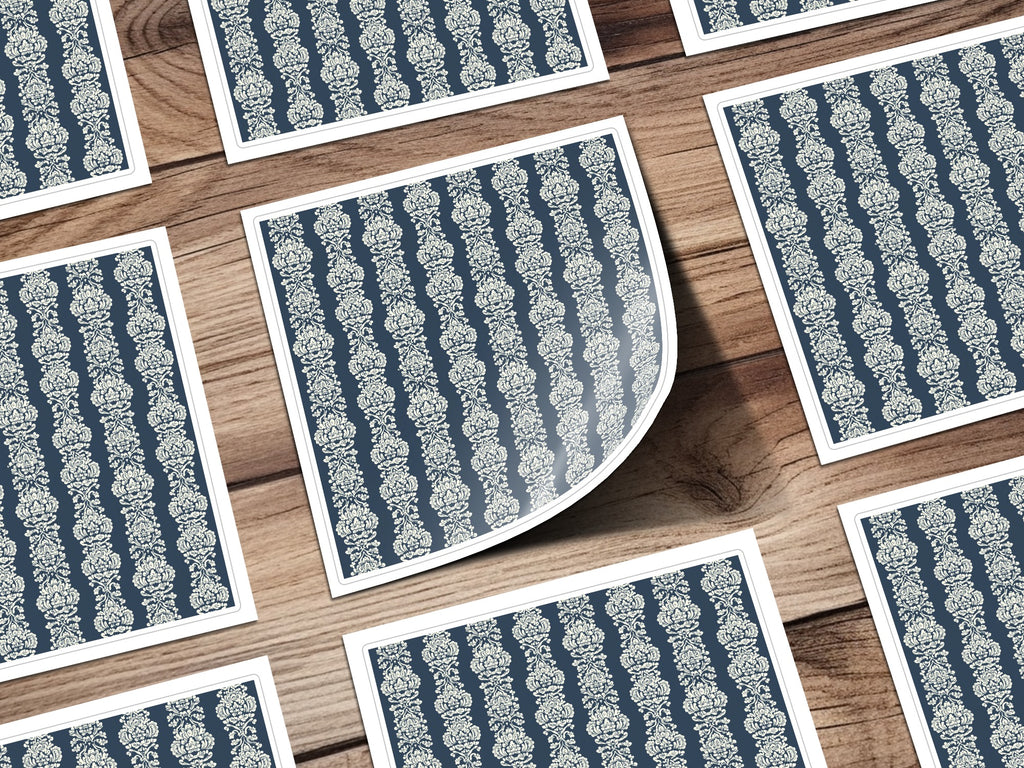 Elegant Ornate Blue and White Pattern product