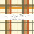 Autumn Plaid Seamless Pattern by Moore & Mountain