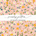 Seamless Pattern by Moore and Mountain Floral Design