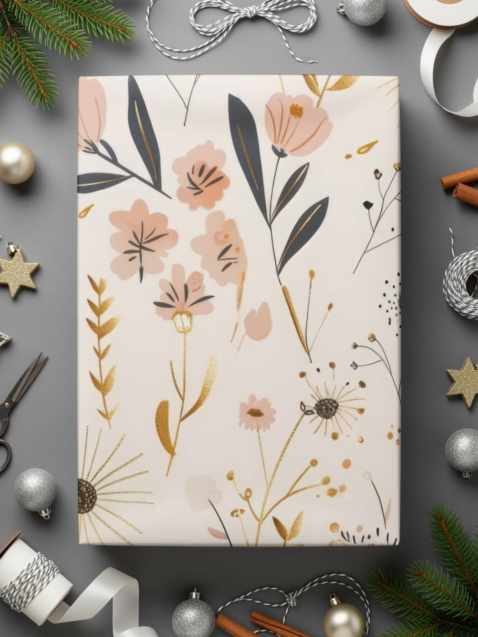 Elegant Floral Design Gift Wrapping Paper for All Occasions