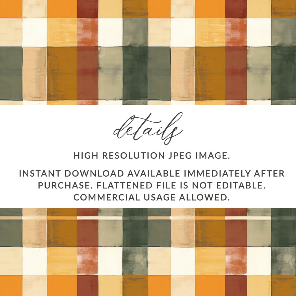 Autumn Plaid High Resolution JPEG Download Image