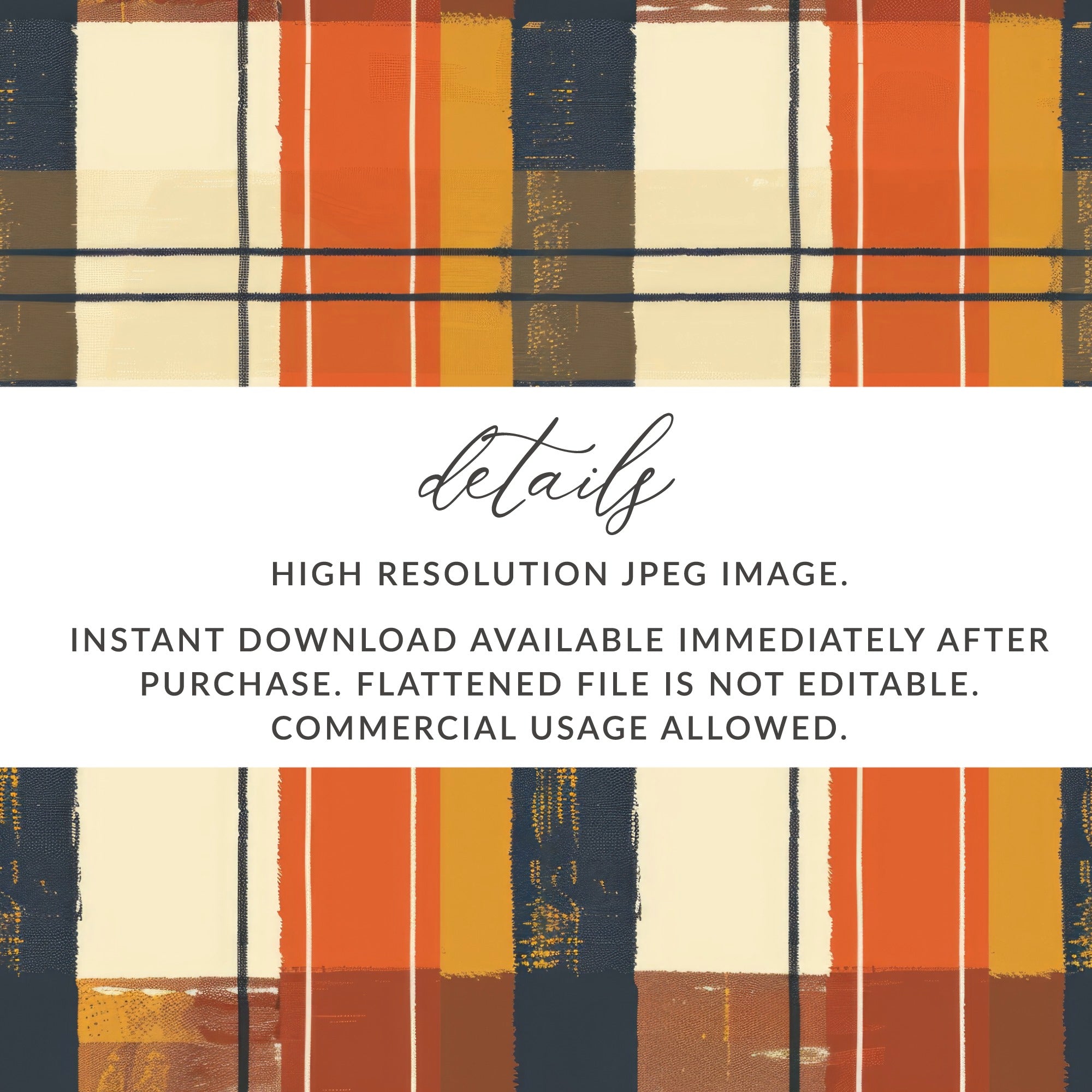 High Resolution Plaid Design Instant Download JPEG Image