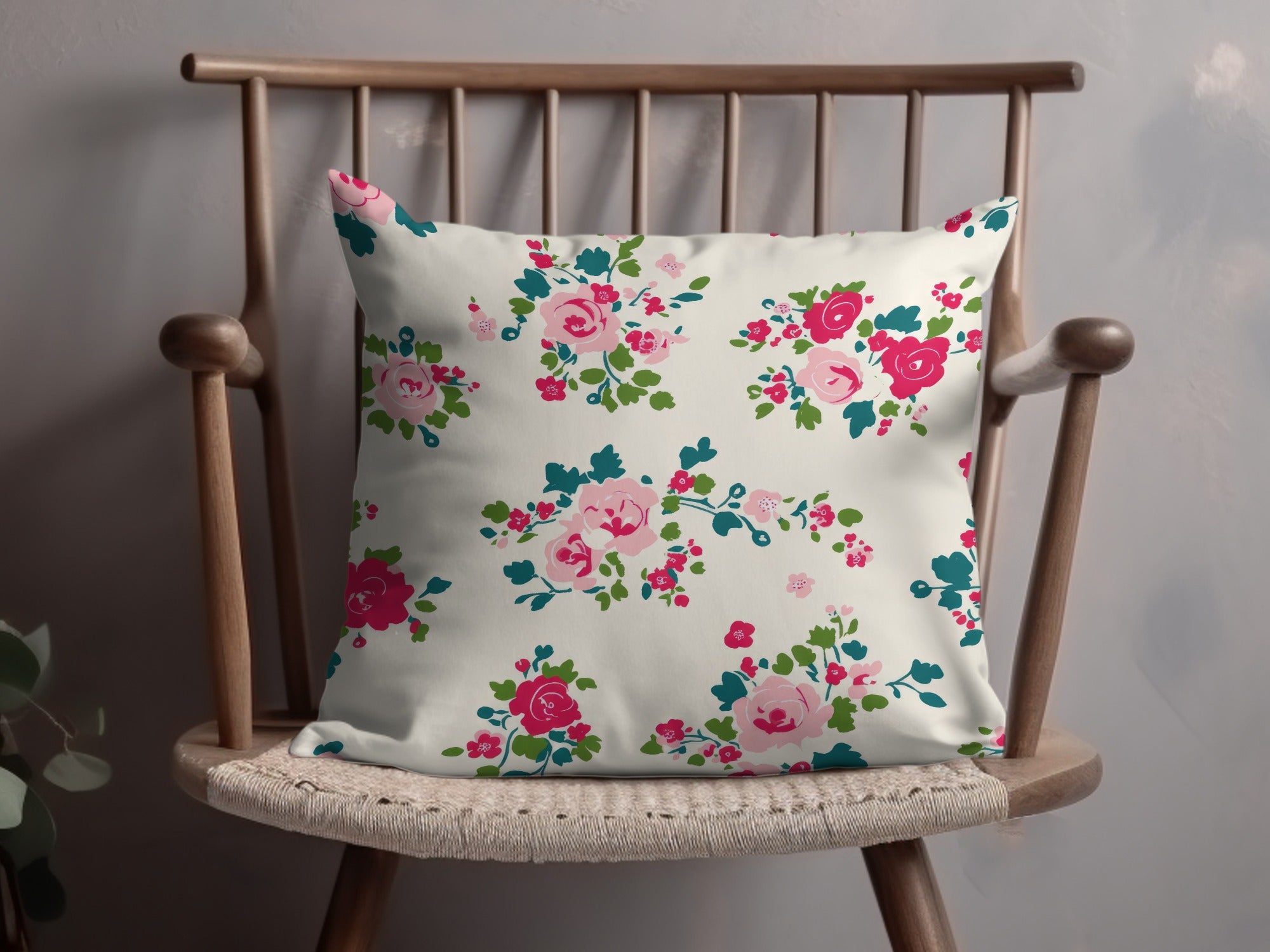 Floral Pattern Cushion for Stylish Home Decor