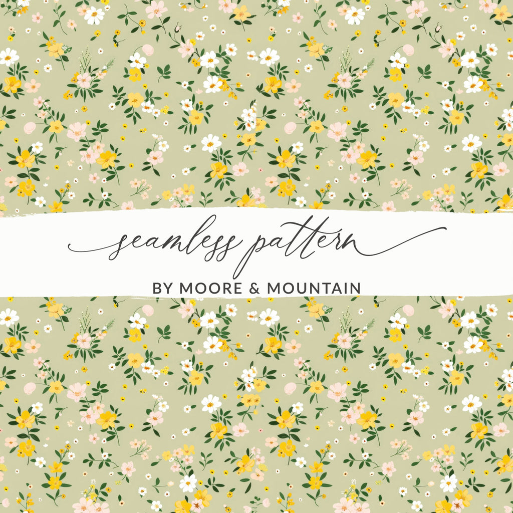 Floral Seamless Pattern by Moore & Mountain design