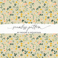 Floral Seamless Pattern by Moore and Mountain for Crafts