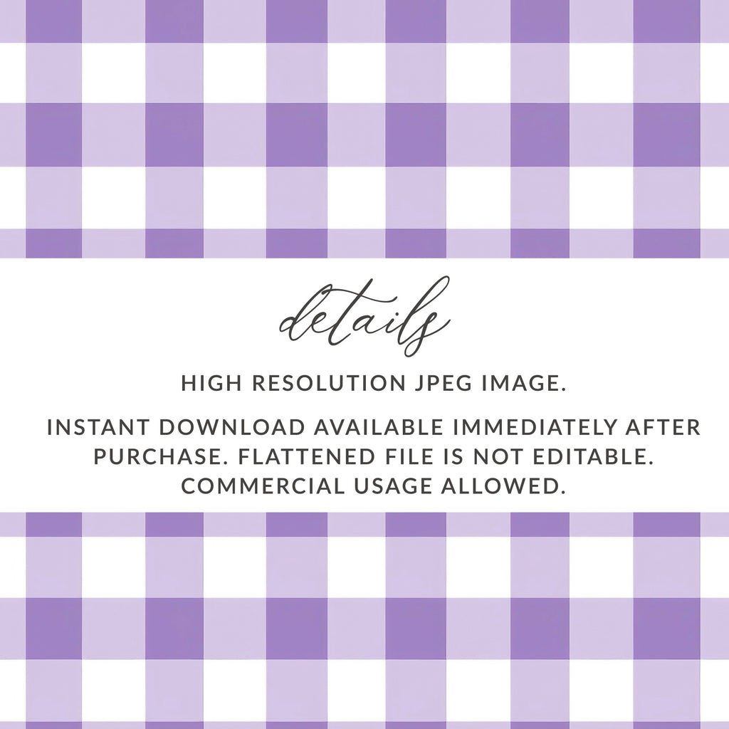 High Resolution Purple Gingham Pattern JPEG Instant Product