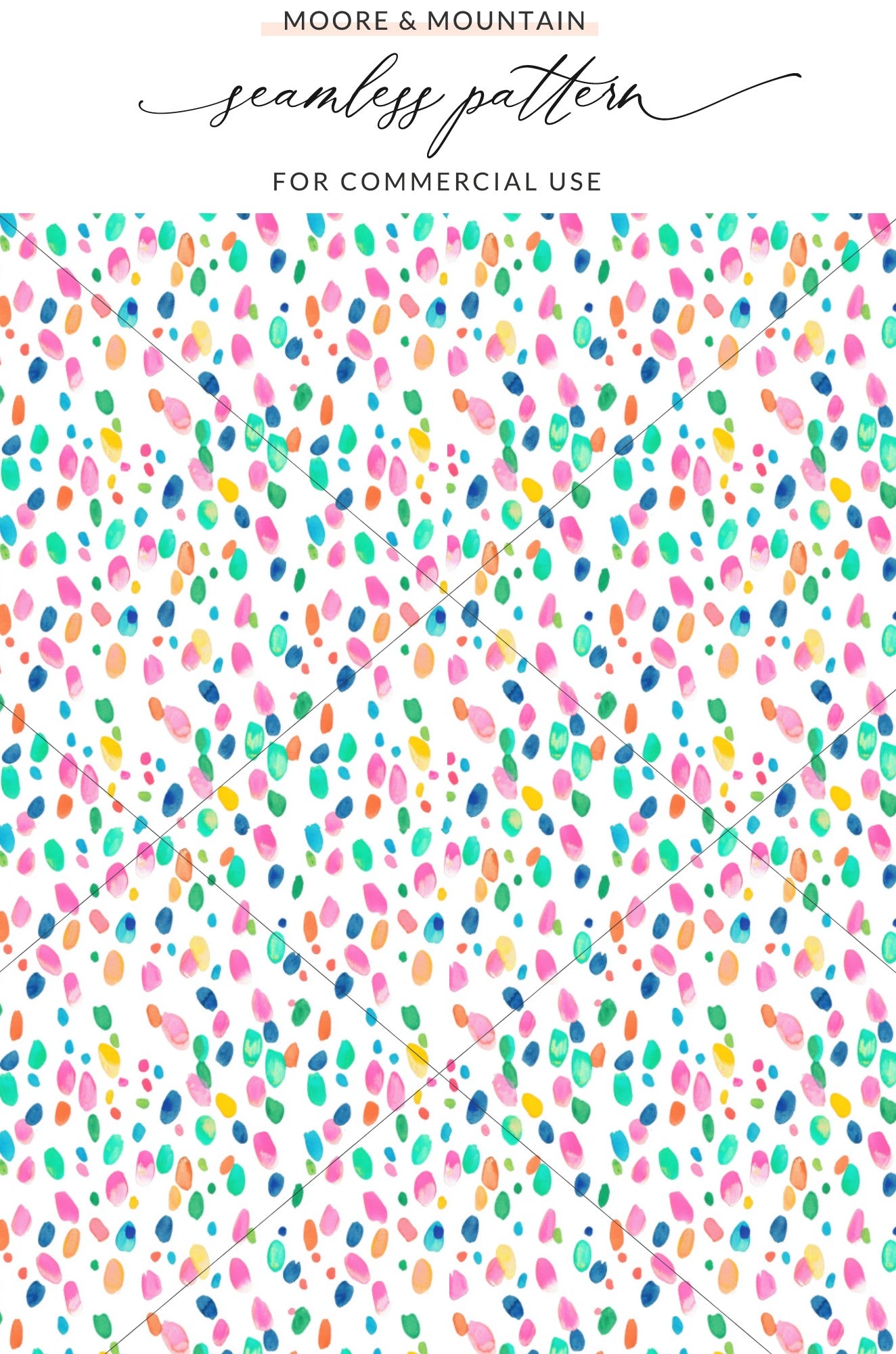 Colorful Abstract Dots Seamless Pattern for Commercial Use