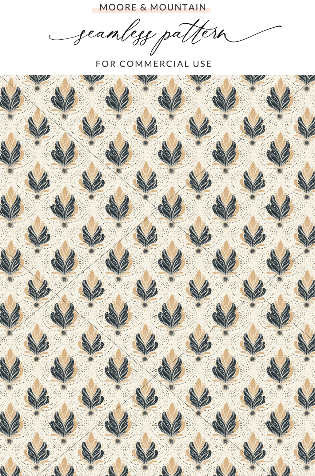 Elegant Seamless Pattern Design for Commercial Use