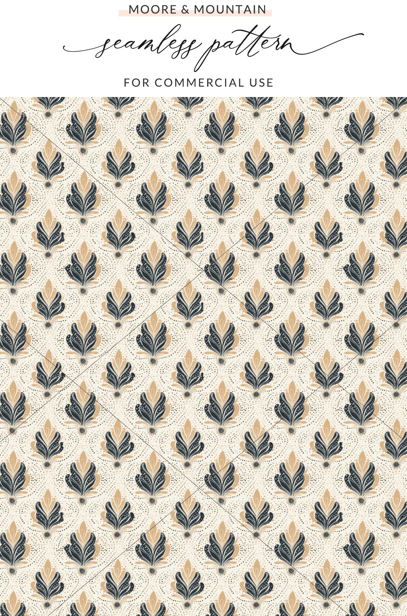 Elegant Seamless Pattern Design for Commercial Use