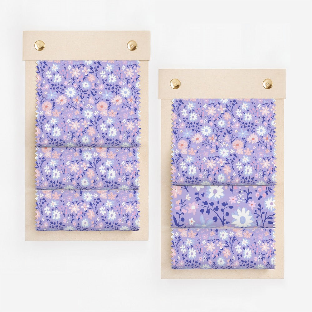 Purple Daisy Ditsy Flower Bloom Pattern Product Type
