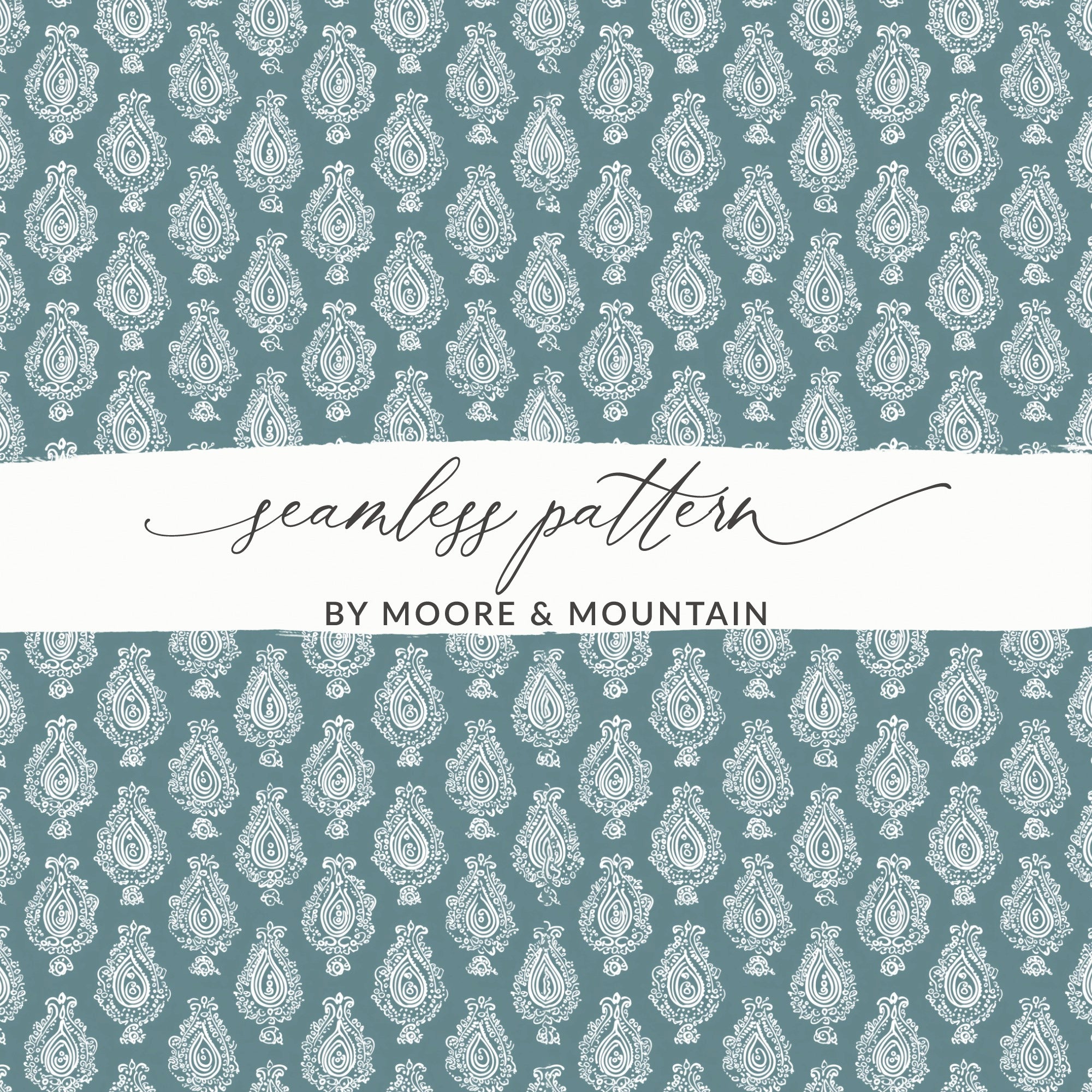 Paisley Seamless Pattern by Moore & Mountain Product