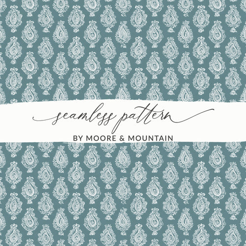 Paisley Seamless Pattern by Moore & Mountain Product