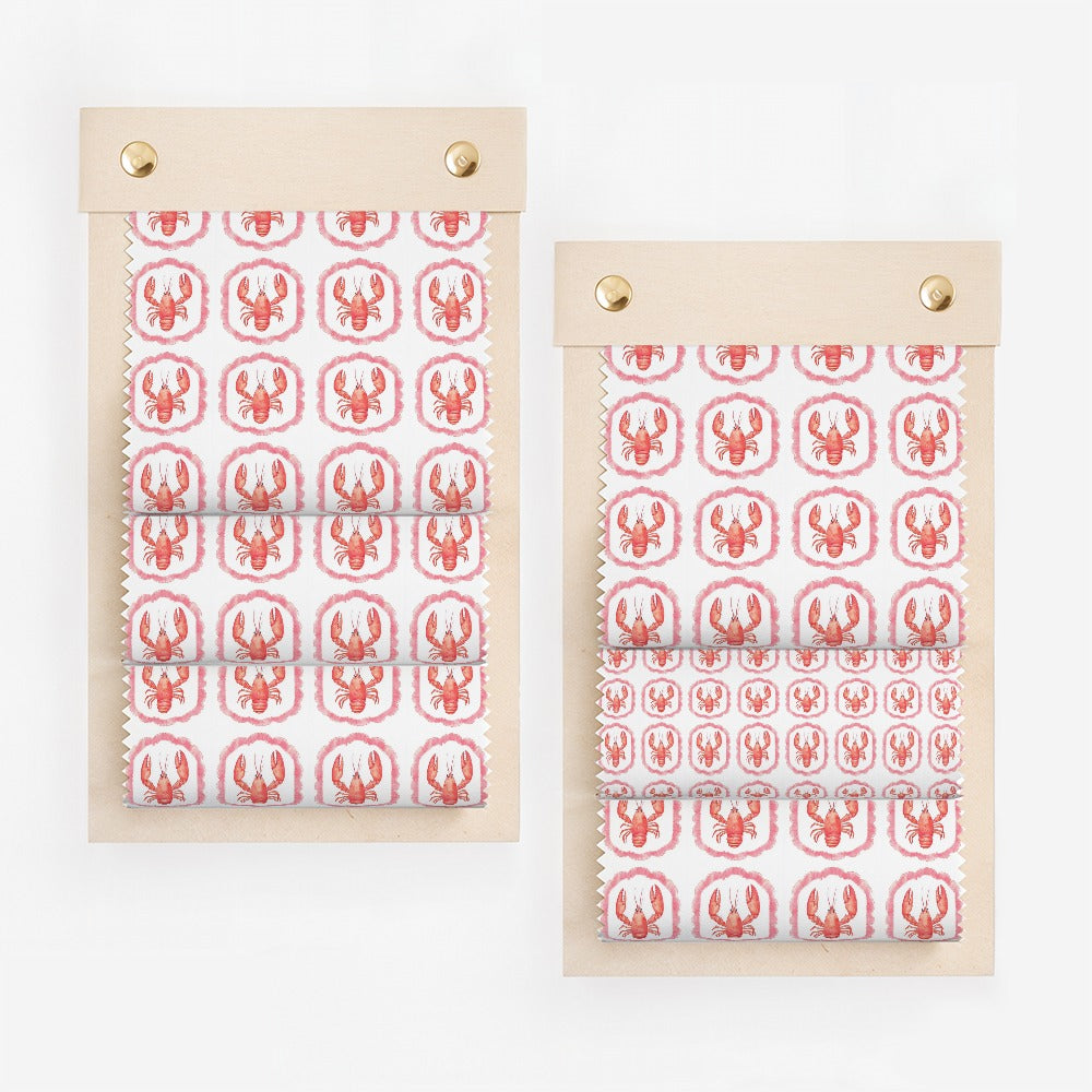 Red Lobster Pink Scallop Circle Repeat Pattern product type