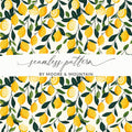 Bright and Vibrant Lemon Seamless Pattern Design