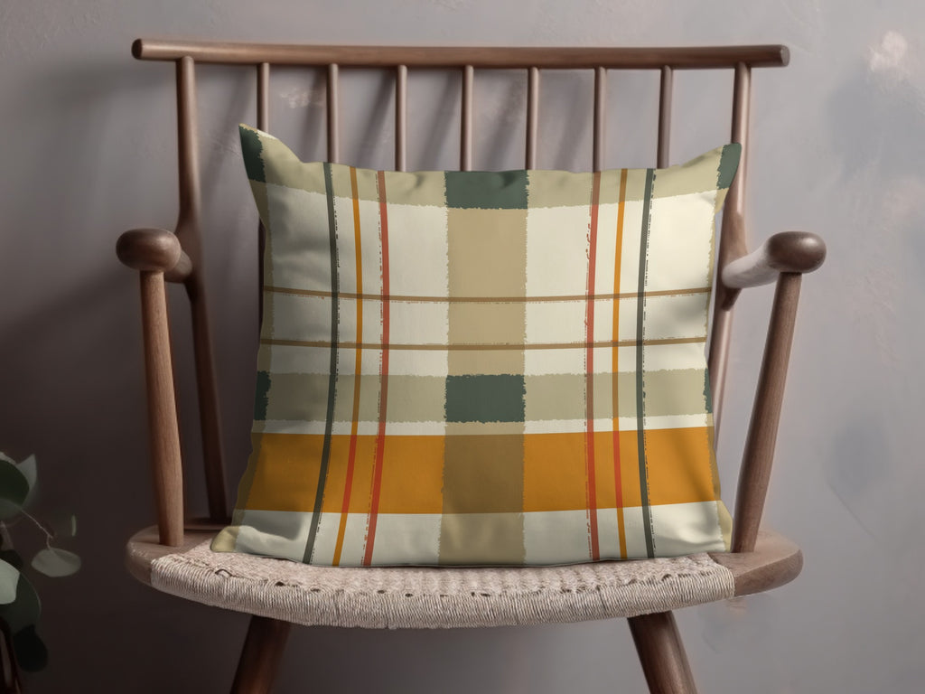 Modern Plaid Pattern Decorative Pillow product