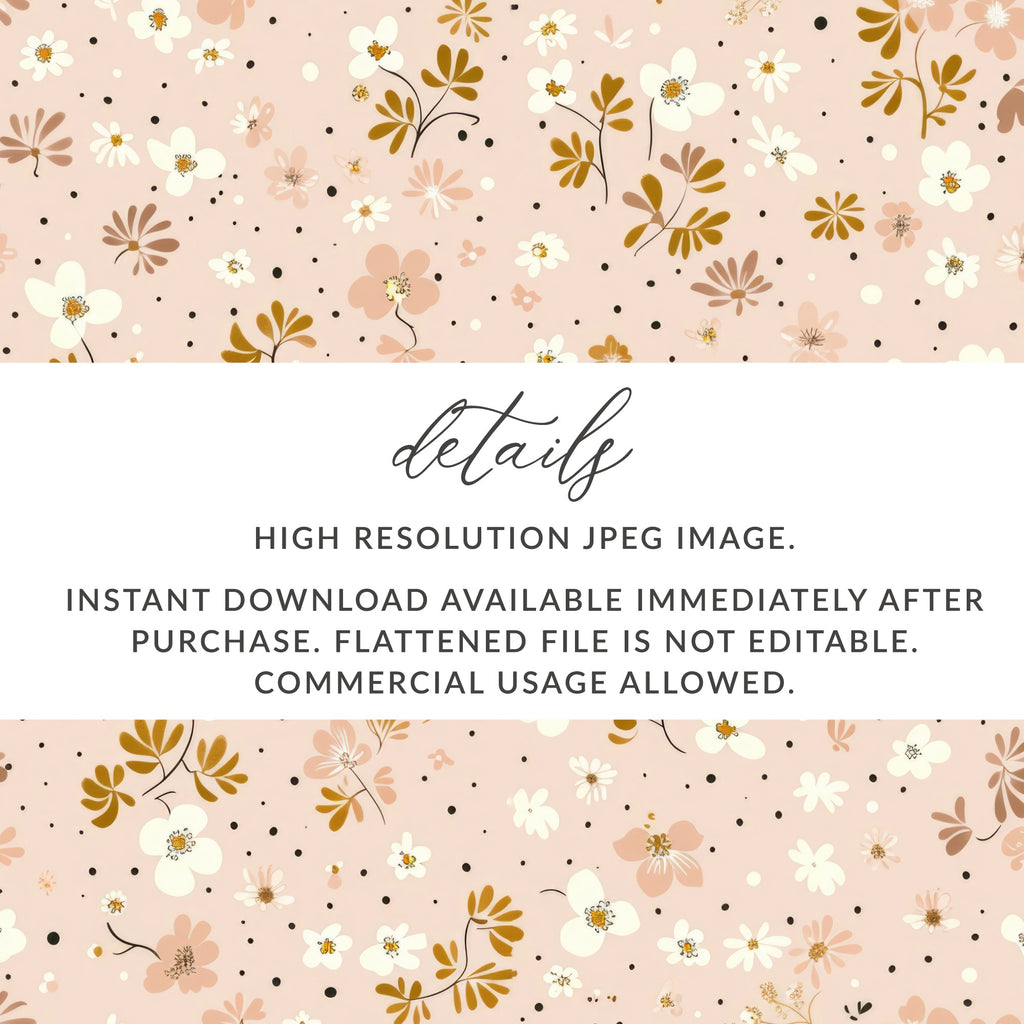 High Resolution Floral JPEG Image Instant Download
