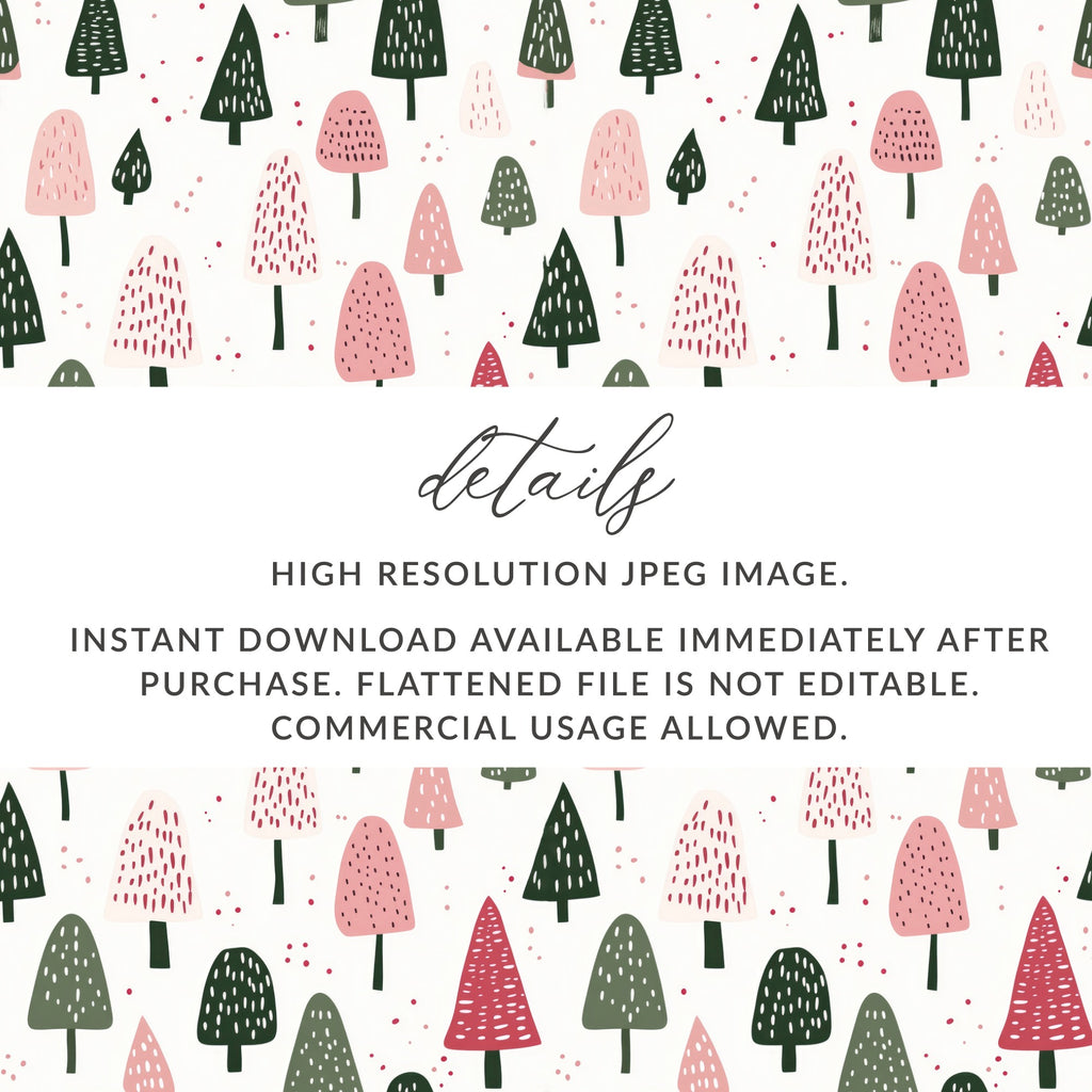 High Resolution Trees Pattern Art for Commercial Use