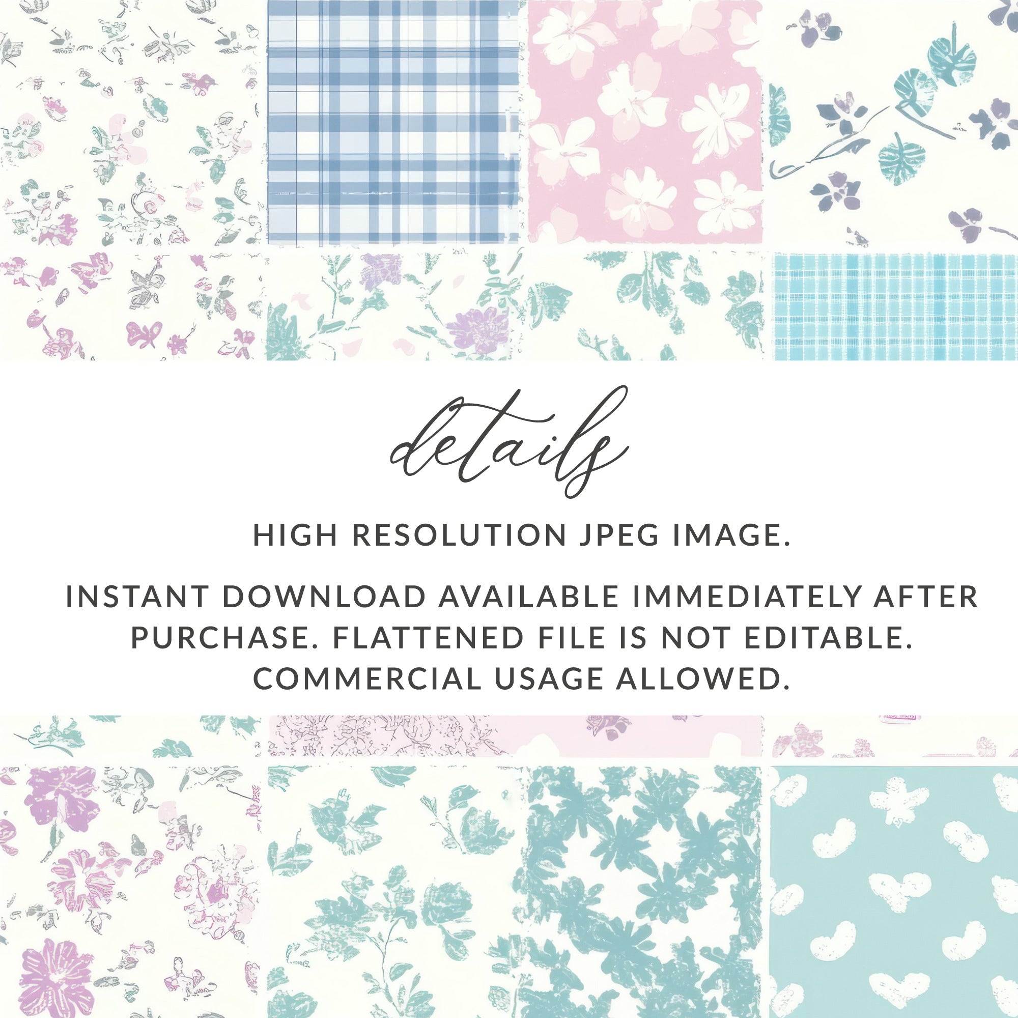 High Resolution JPEG Image Instant Download Product