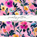 Vibrant Seamless Floral Pattern by Moore & Mountain