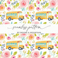 Seamless Pattern by Moore & Mountain Floral Design