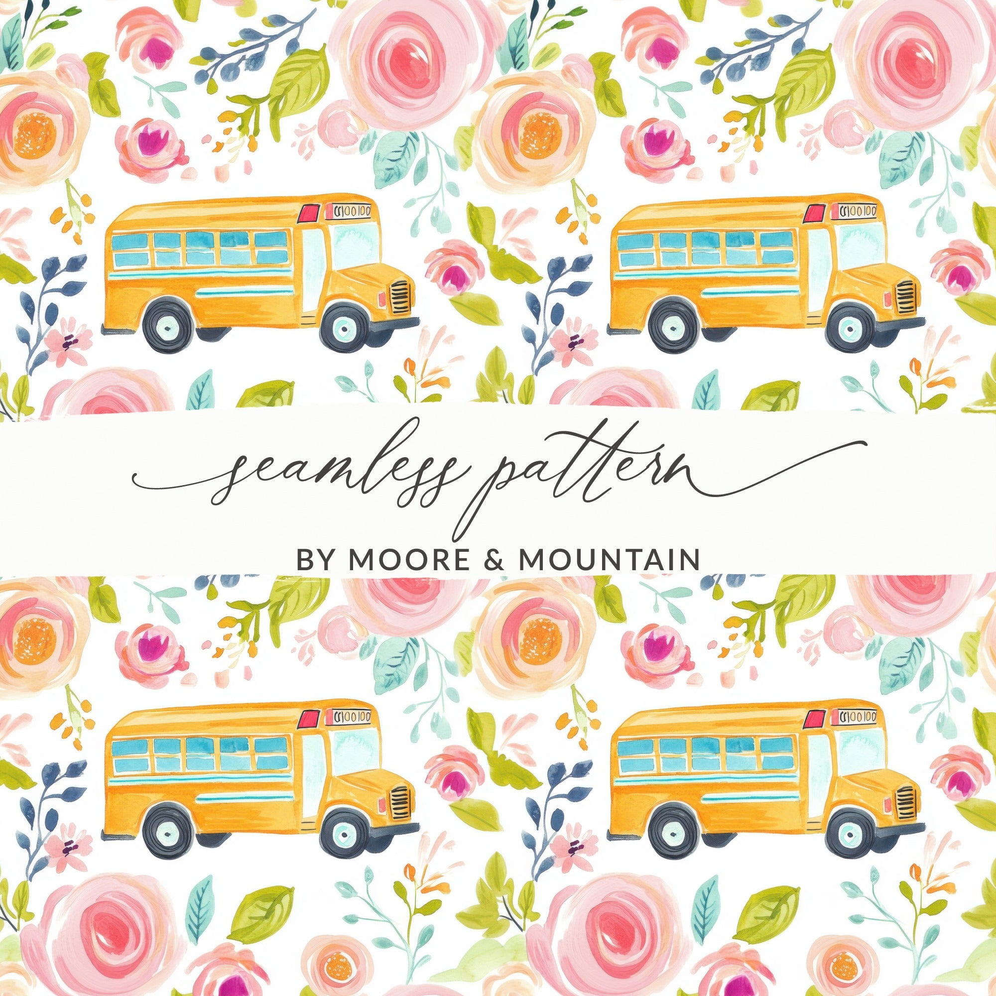 Seamless Pattern by Moore & Mountain Floral Design