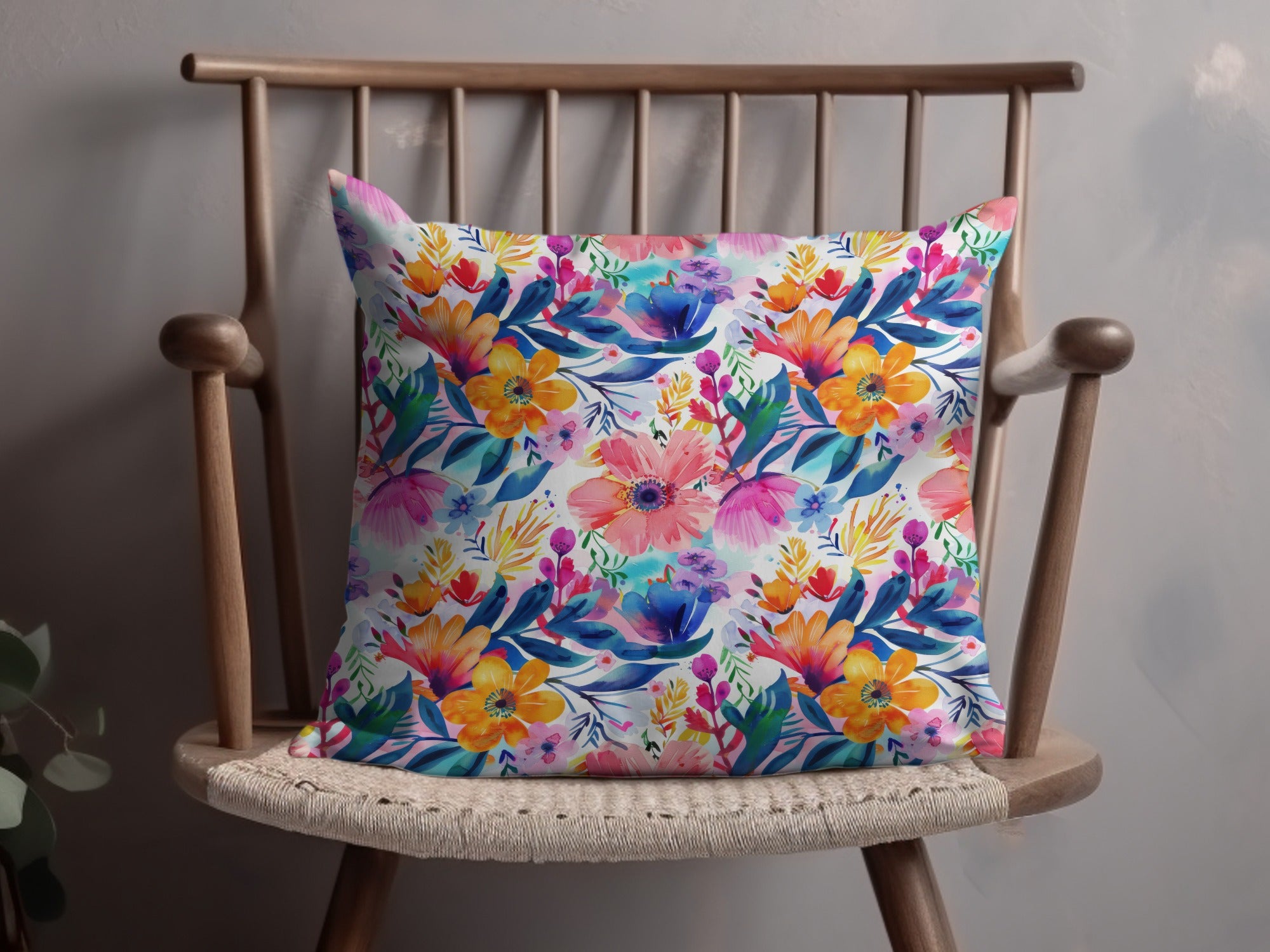 Watercolor Floral Pattern Colorful Design Pillow product type
Floral
Flowers
Watercolor
Vibrant
Colorful
Pattern
Pink
Orange
Yellow
Blue
Green
Botanical
HomeDecor
Cushion
AccentPillow
Artistic
SummerVibes
SpringFlowers
GardenTheme
BrightDesign