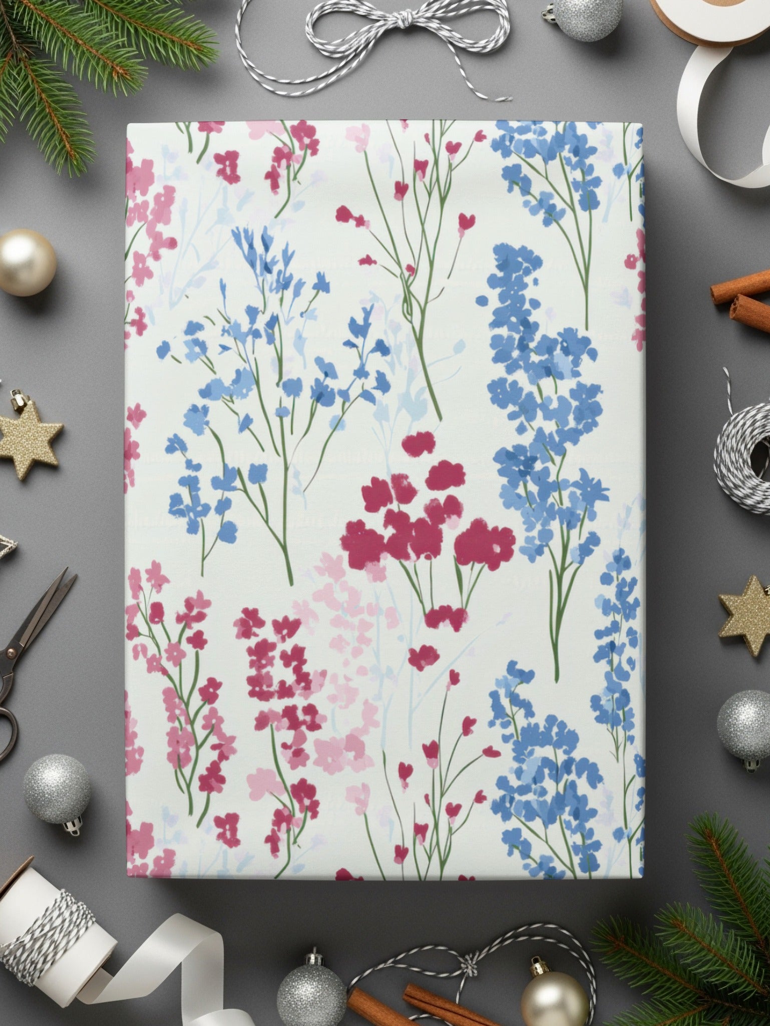 Colorful Floral Gift Wrap for All Occasions