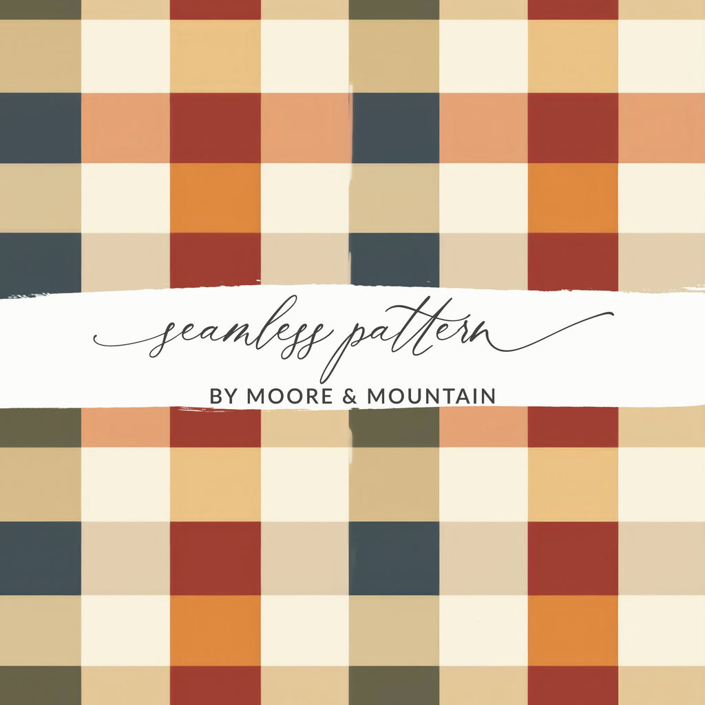 Seamless Plaid Pattern by Moore & Mountain product