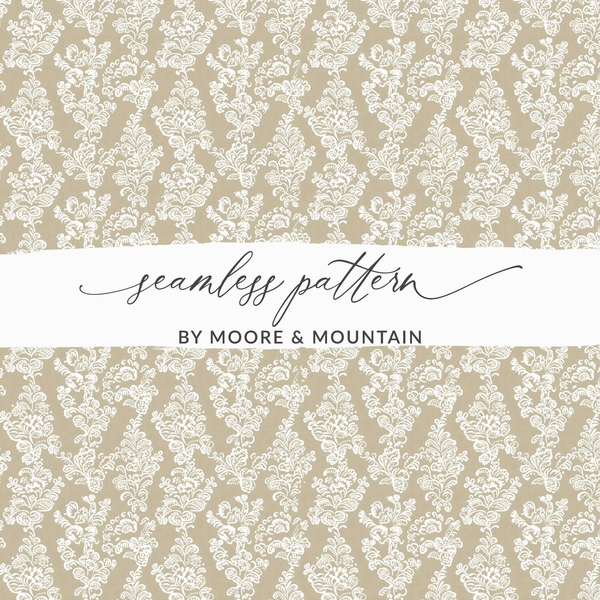 Elegant Seamless Pattern by Moore and Mountain Design
