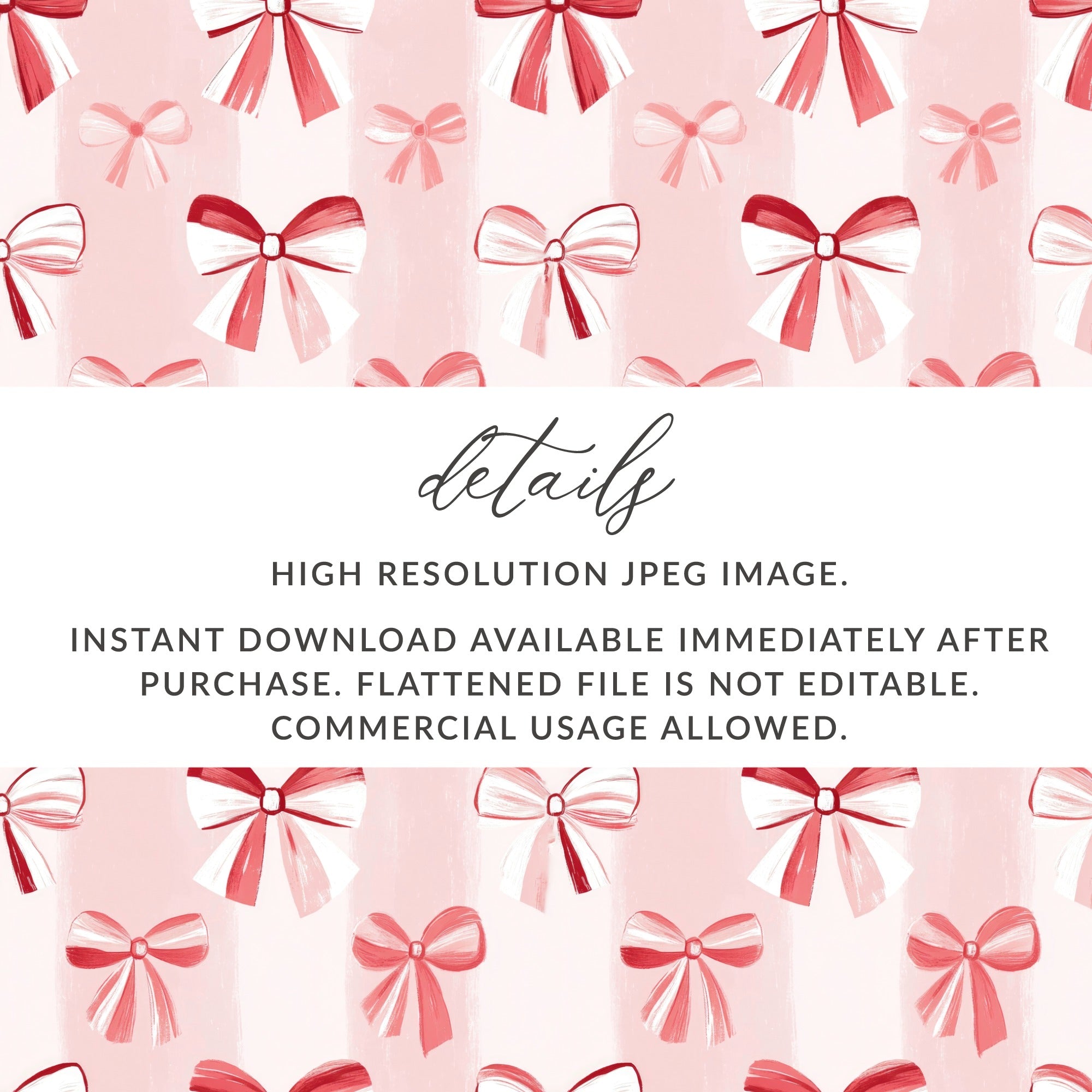 Red and Pink Bows High Resolution Download Image