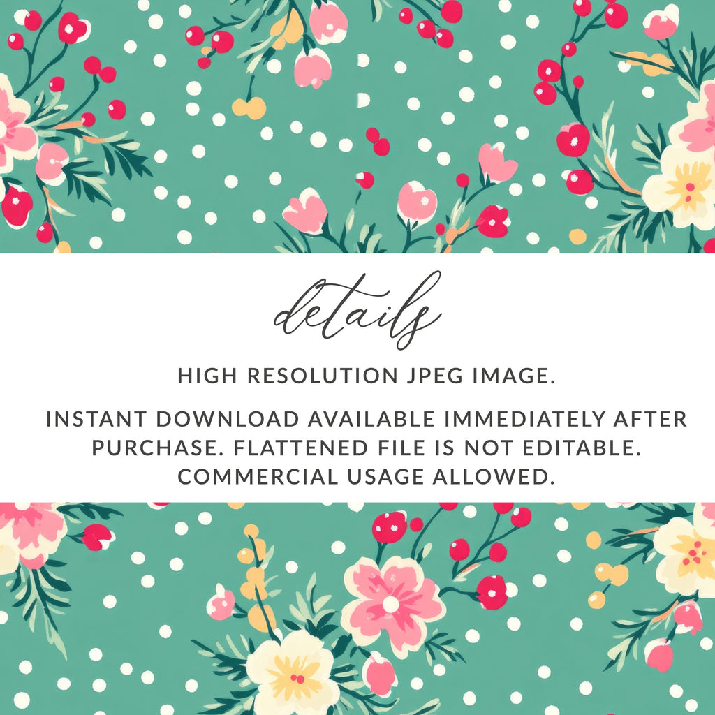 High Resolution Floral JPEG Image Instant Download