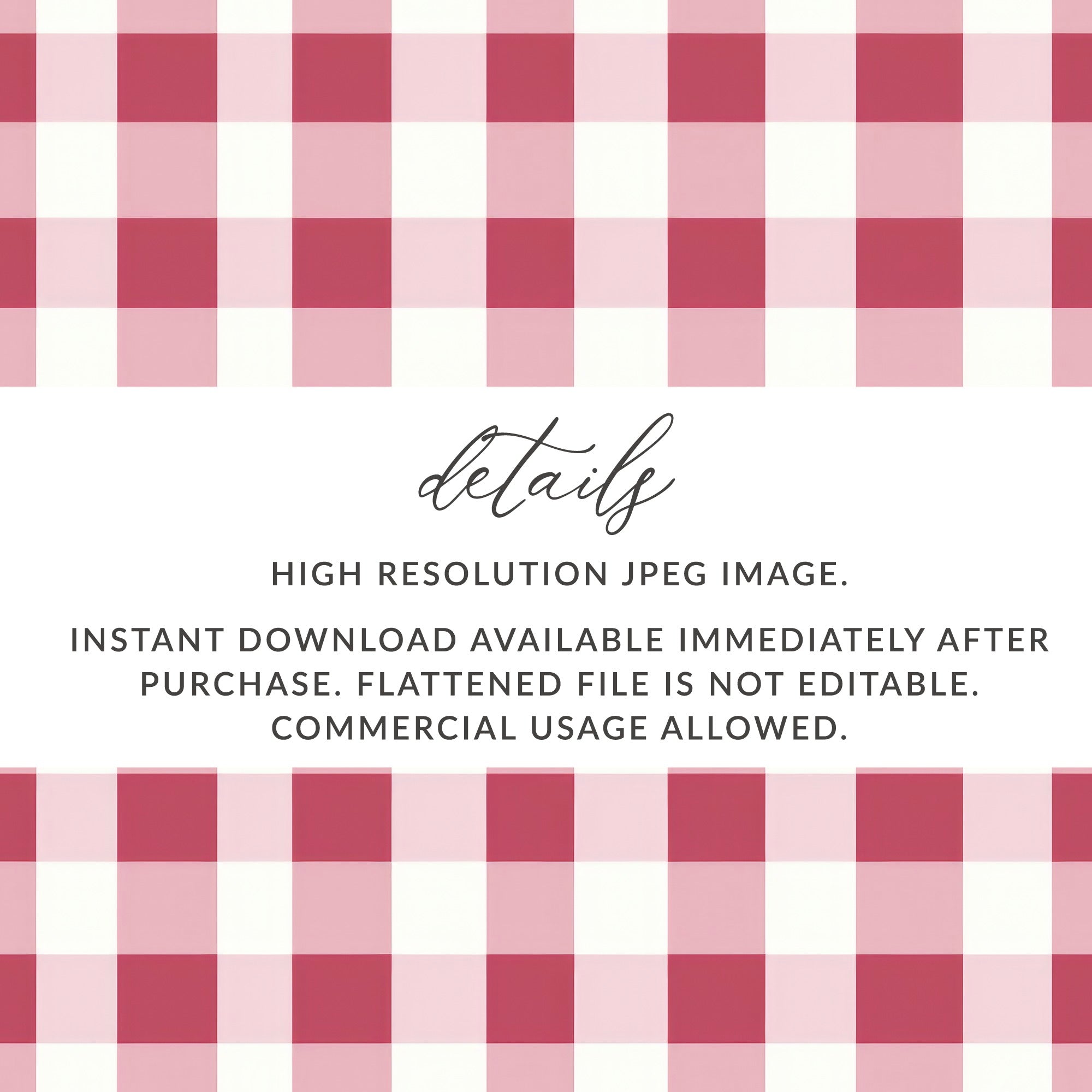 Red and White Checkered High Resolution JPEG Image