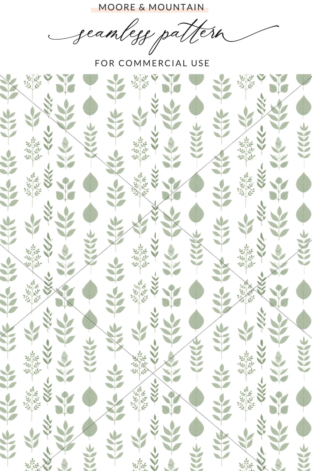 MOORE & MOUNTAIN Seamless Pattern for Commercial Use product