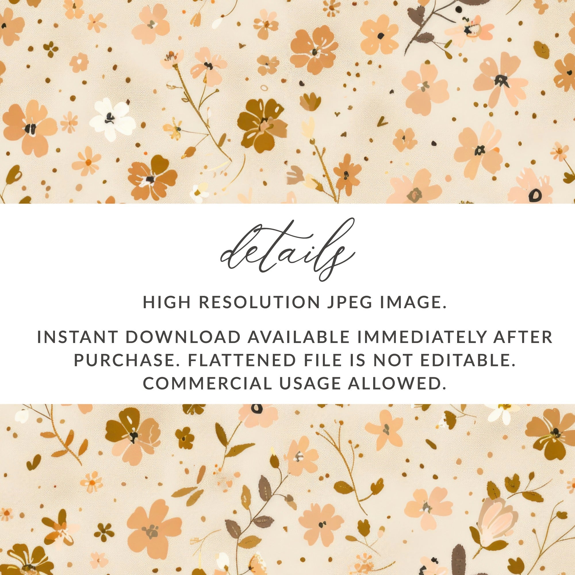 High Resolution Floral Pattern JPEG Image for Download