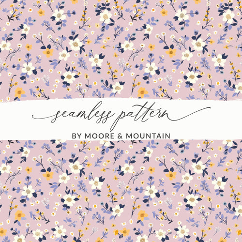 Floral Seamless Pattern by Moore and Mountain Design