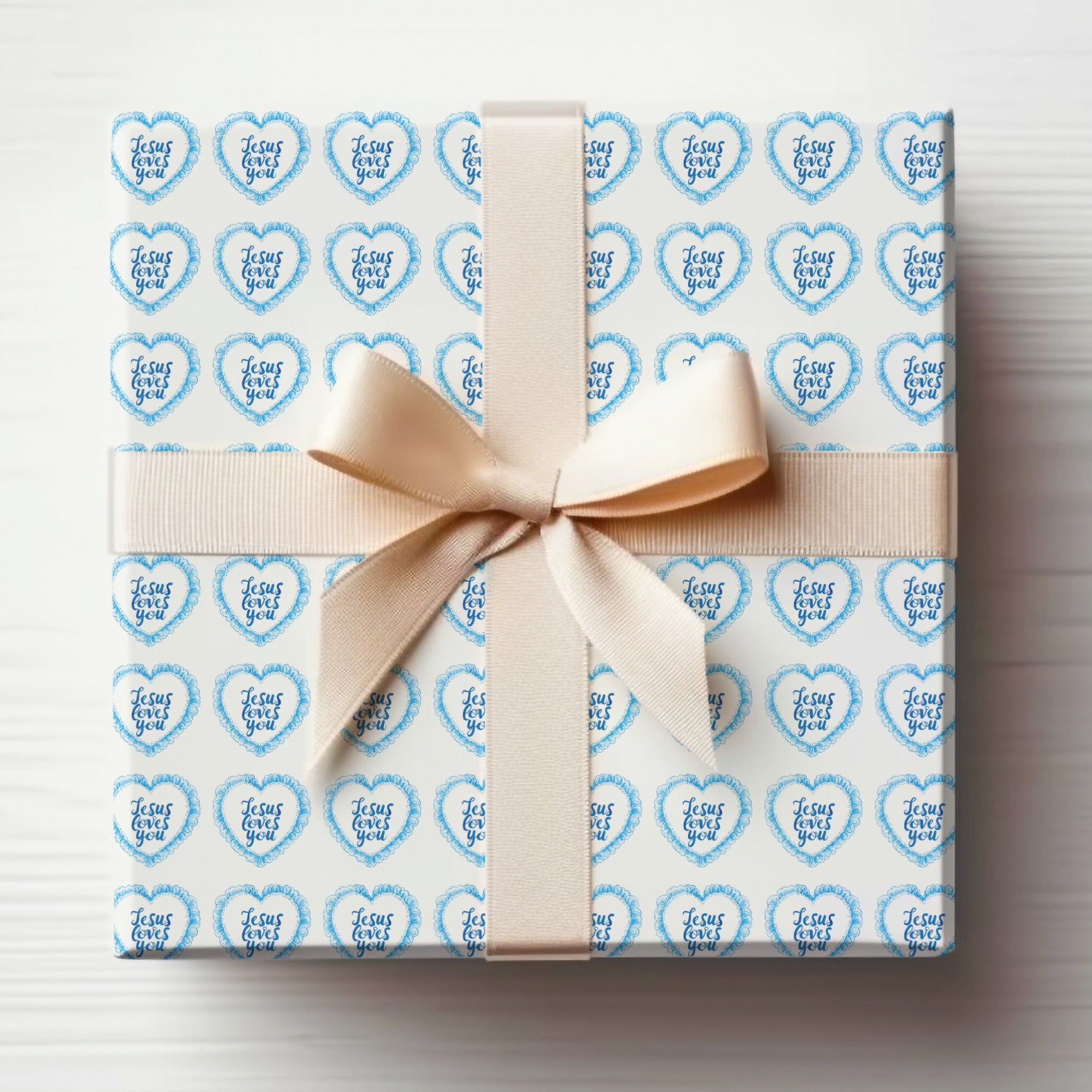 Blue Hearts Jesus Loves You Pattern Religious Gift product type
Jesus loves you
Christian
Religious
Heart design
Blue pattern
Faith inspired
Inspirational
Spiritual gift
Love message
Devotional
God's love
Christian decor
Unique present
Sacred theme
Hopeful art
Beloved item
Religious pattern
Special occasion
Divine message
Blessings motif