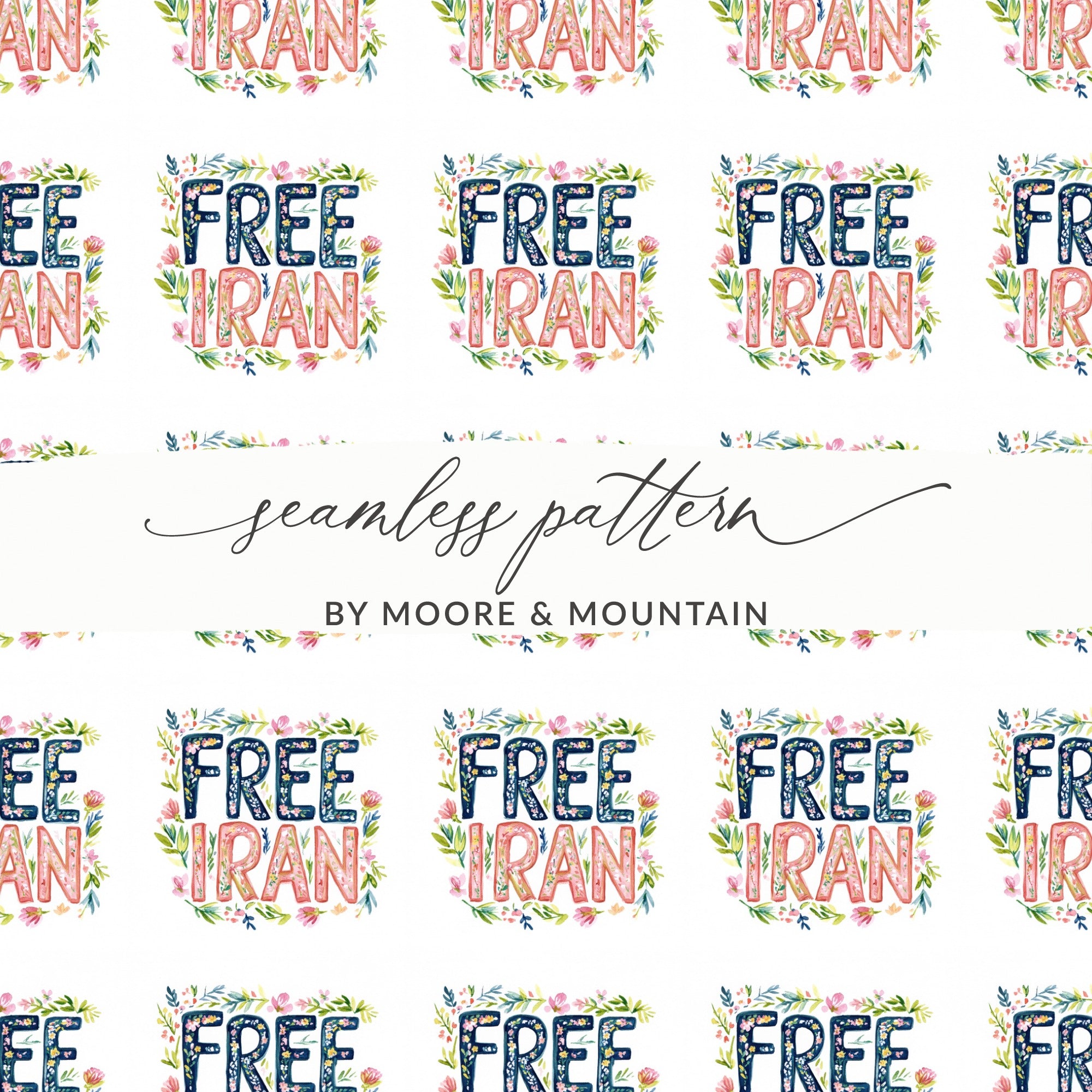 Free Iran Floral Watercolor Design Seamless Pattern product type
Free Iran
Iran
Persian
Freedom
Protest
Human Rights
Floral Pattern
Watercolor Design
Seamless Print
Digital Paper
Fabric Design
Women Life Freedom
Feminism
Activism
Support Iran
Stand With Iran
Cultural Art
Trendy Pattern
Repeating Design
Artistic Print