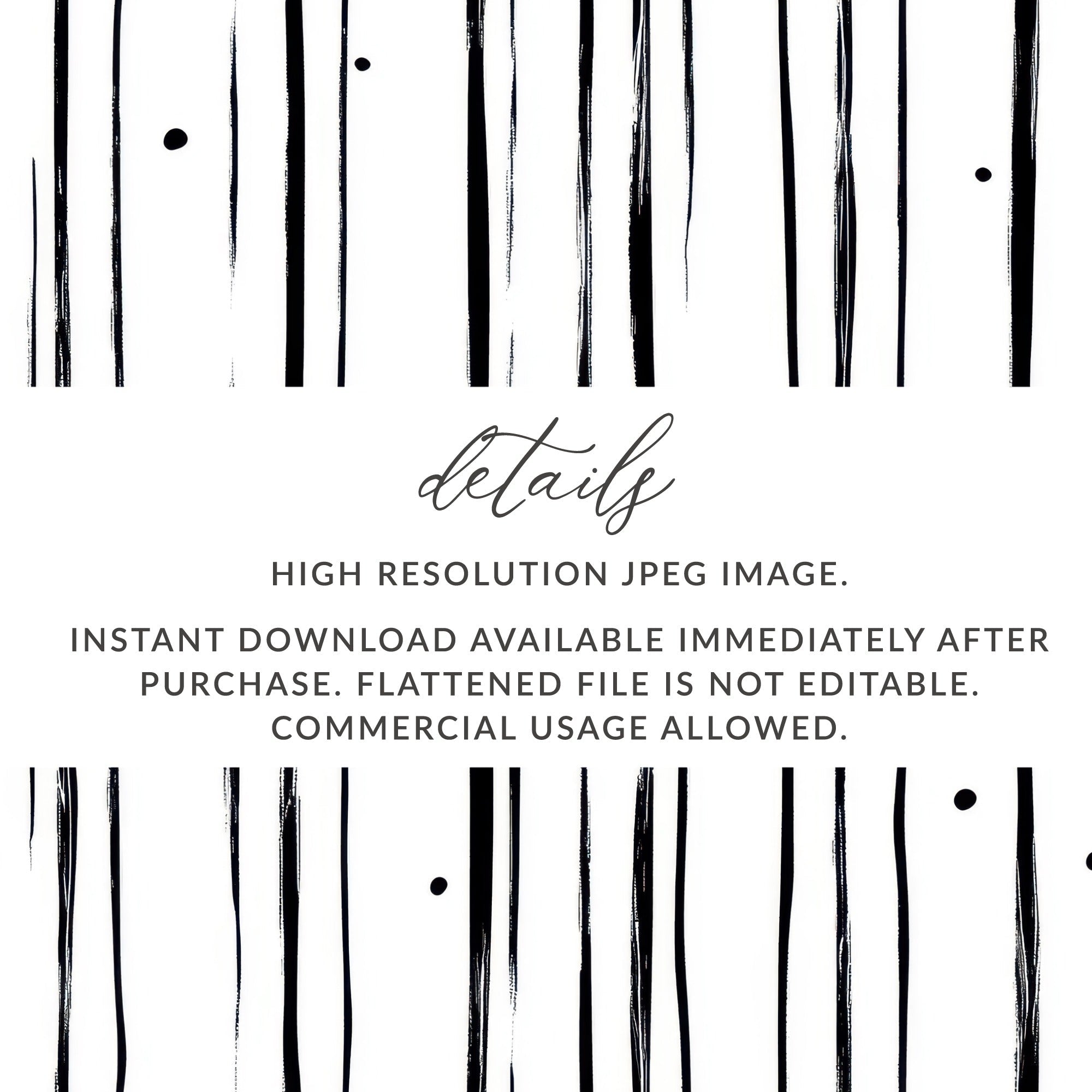 Abstract Black and White Geometric Lines Dots Pattern, Modern Art Print Download, - Moore and Mountain