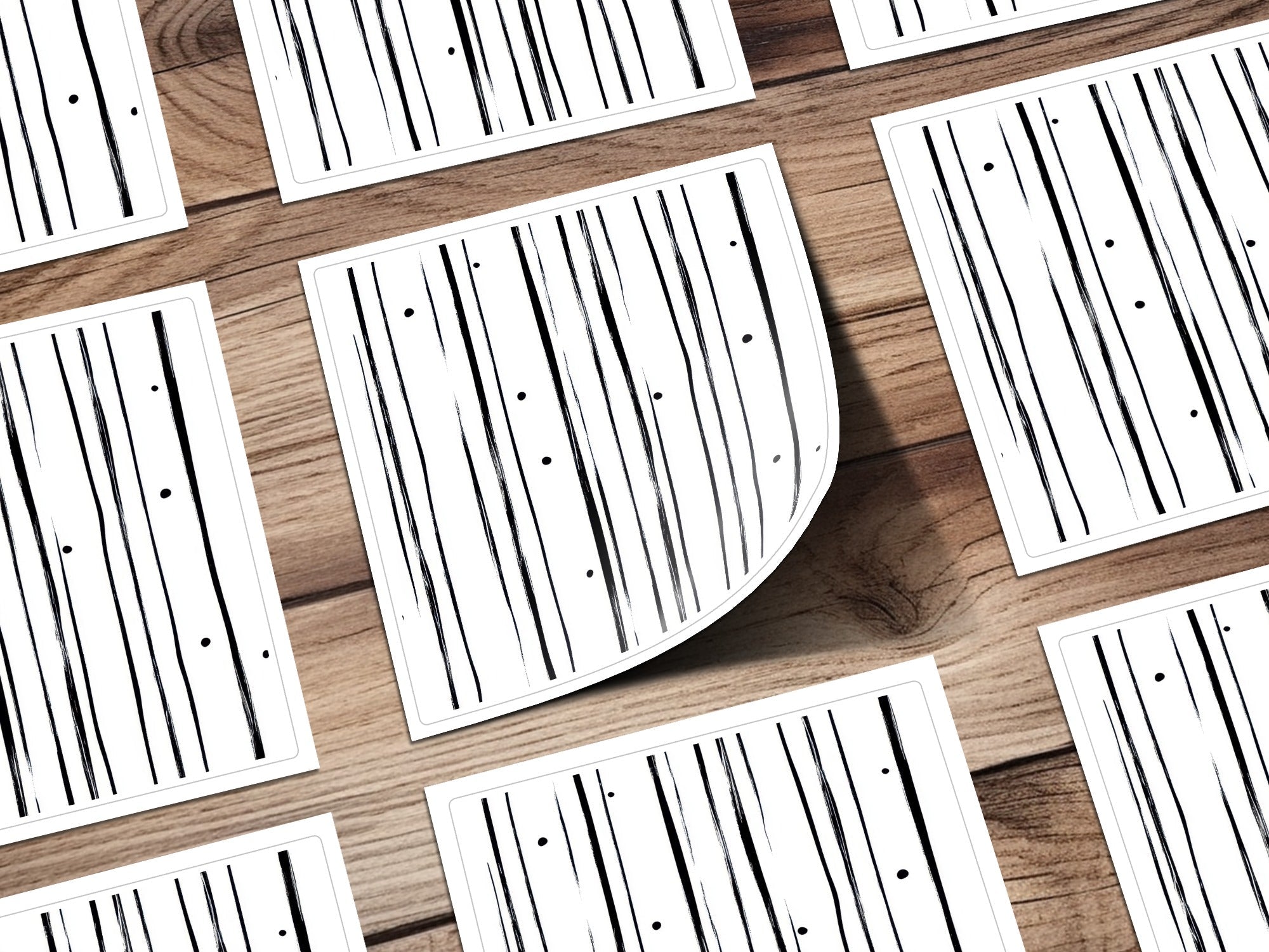 Abstract Black and White Geometric Lines Dots Pattern, Modern Art Print Download, - Moore and Mountain