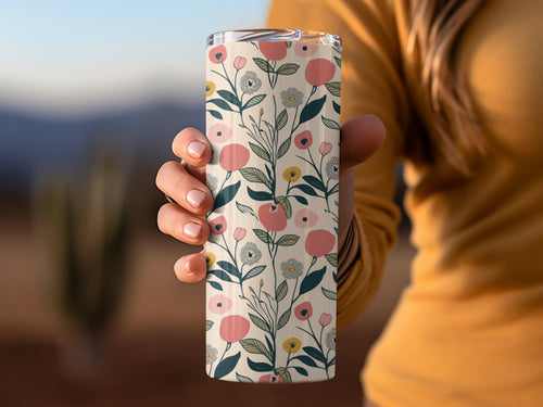 Floral Seamless Pattern T-Shirt, Digital File, Cute Flowers Design, Fabric Design, Textile Print, Trendy T-Shirt Design, Stylish Flowers - Moore and Mountain