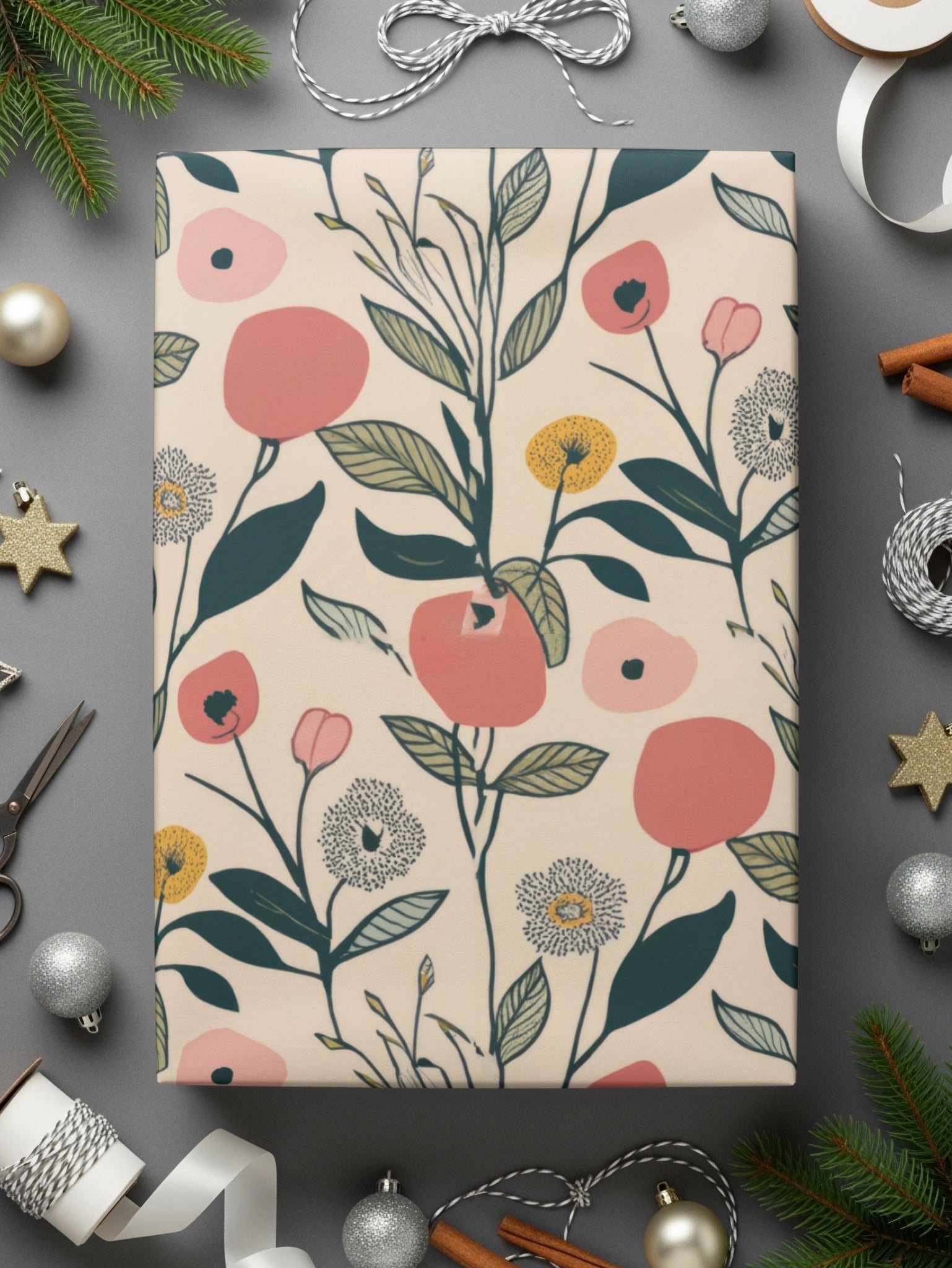 Floral Seamless Pattern T-Shirt, Digital File, Cute Flowers Design, Fabric Design, Textile Print, Trendy T-Shirt Design, Stylish Flowers - Moore and Mountain