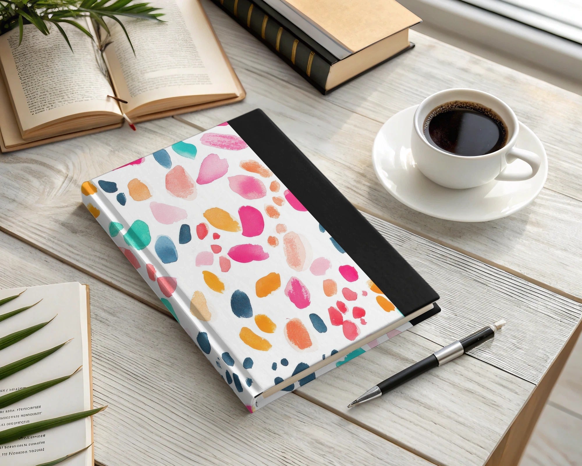 Abstract Bright Watercolor Marks Pattern Modern Style Digital - Moore and Mountain
