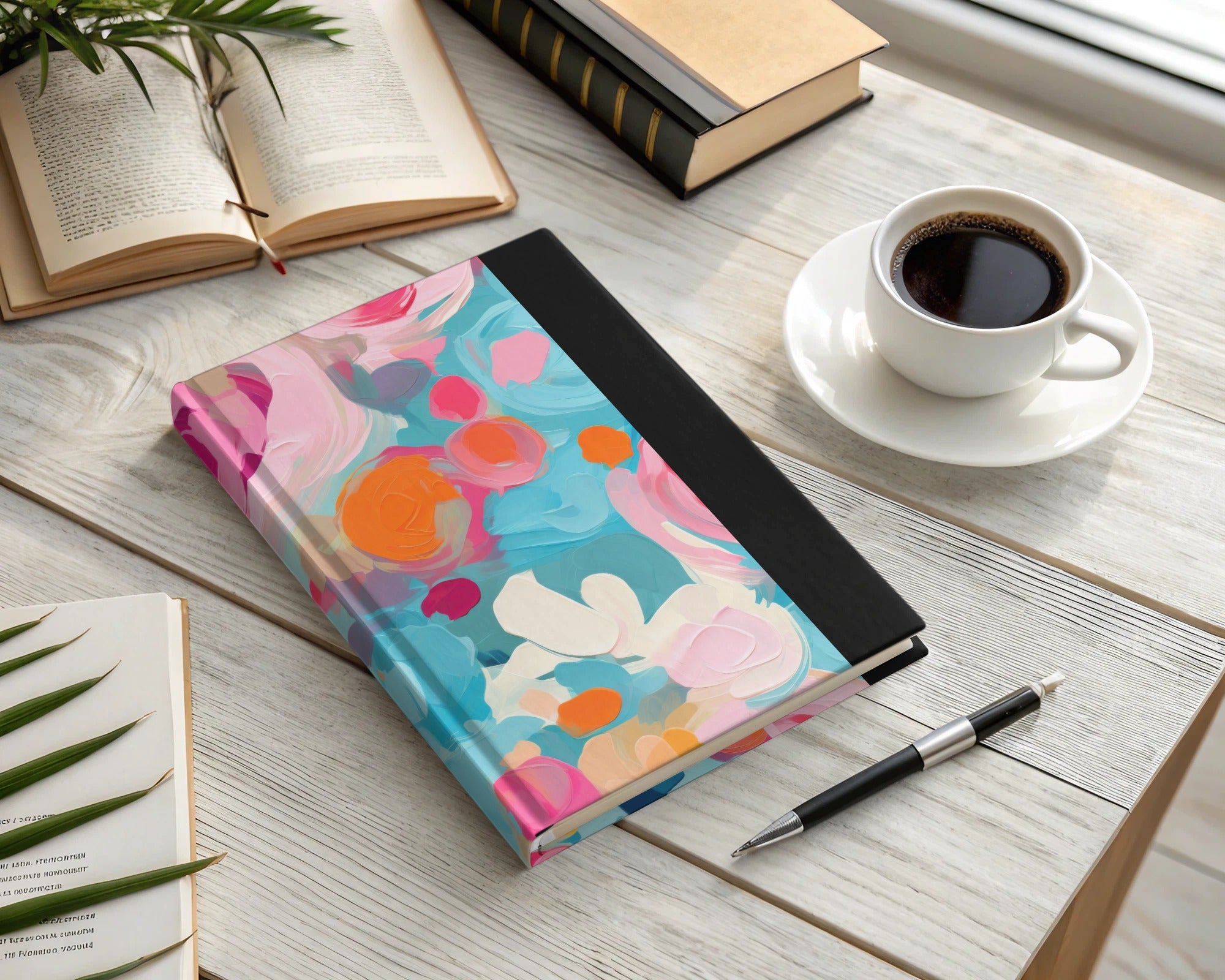 Colorful Floral Design Notebook for Everyday Use
